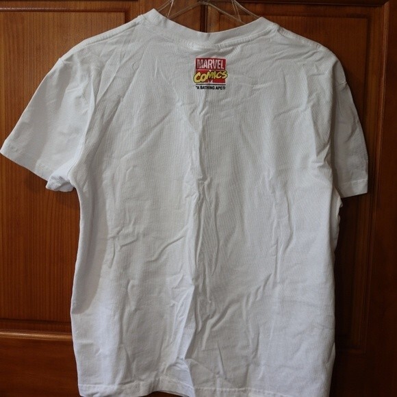 BAPE Marvel Comic White Hulk Tshirt Small - Picture 6 of 12